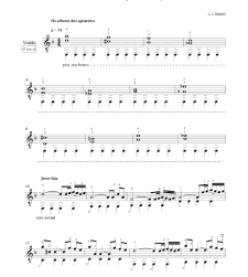 Partitura 3 Peças Para Violão Solo